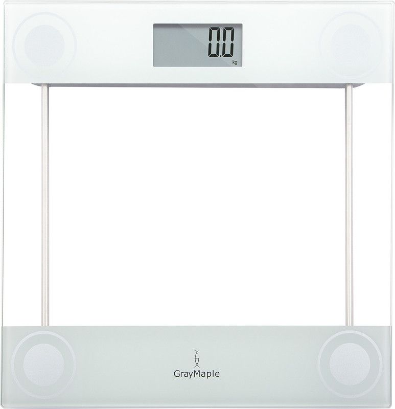 Gray Maple GBS 810D Digital Personal Body Weighing Scale  (Glass)