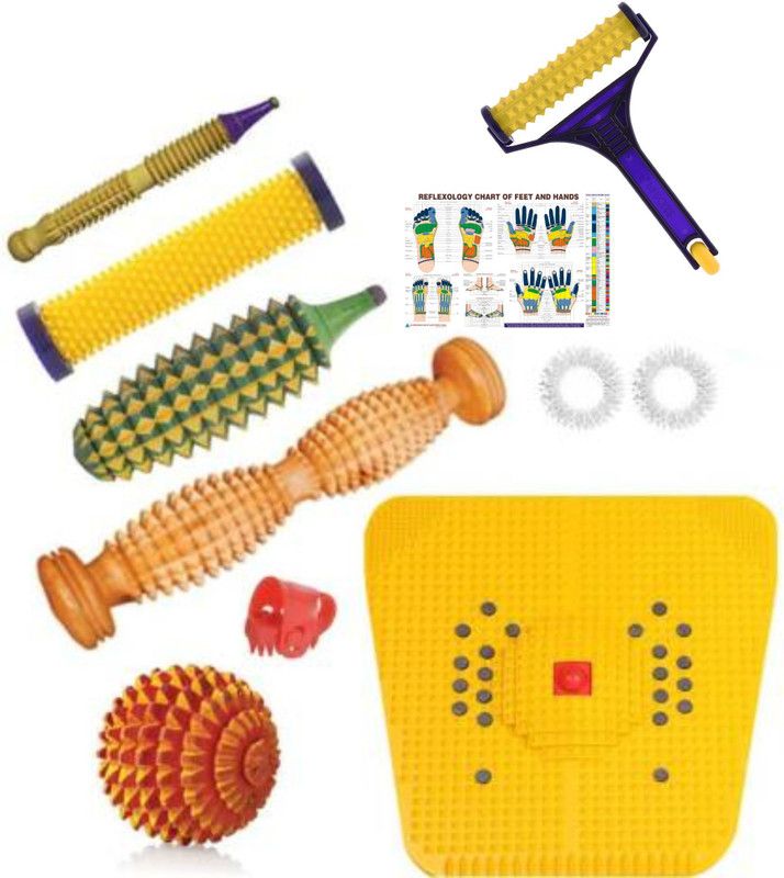 ACM 2000 216 KOI Acupressure tool kit combo with power mat fitness kit full body massager kit Massager  (Multicolor)