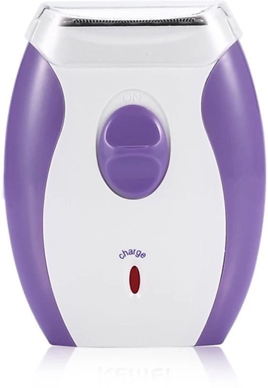 BAZER AT-280 Depilatory Women Epilator Electric Lady Shaver Bikini Shaving Razor Body Groomer 30 min Runtime 1 Length Settings  (Purple)