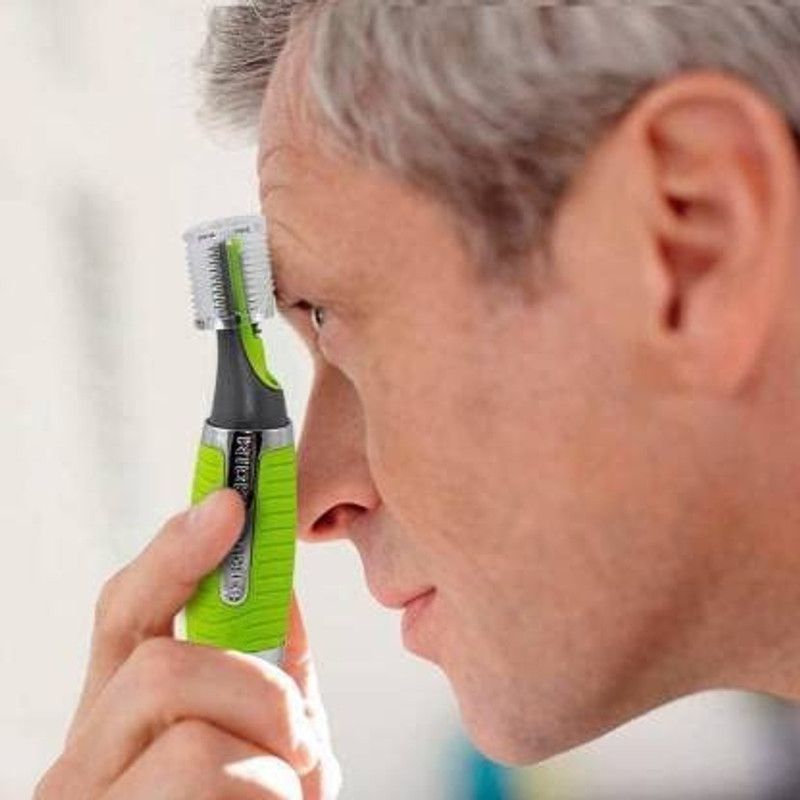 AARYA Micro Touch Multi-function Stainless Steel Nose Face Neck Eyebrow Hair Trimmer Trimmer 60 min Runtime 7 Length Settings  (Multicolor)