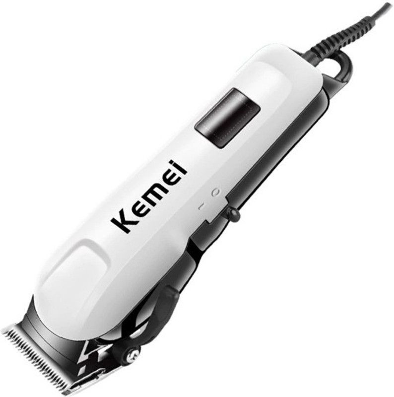 Kemei KM-809A Professional Hair Trimmer Trimmer 0 min Runtime 1 Length Settings  (White)