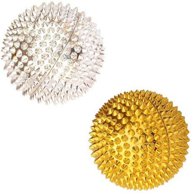 NiksS ACCUPRESSURE BALLS ACUPRESSURE HAND MASSAGER Massager  (Silver, Gold)