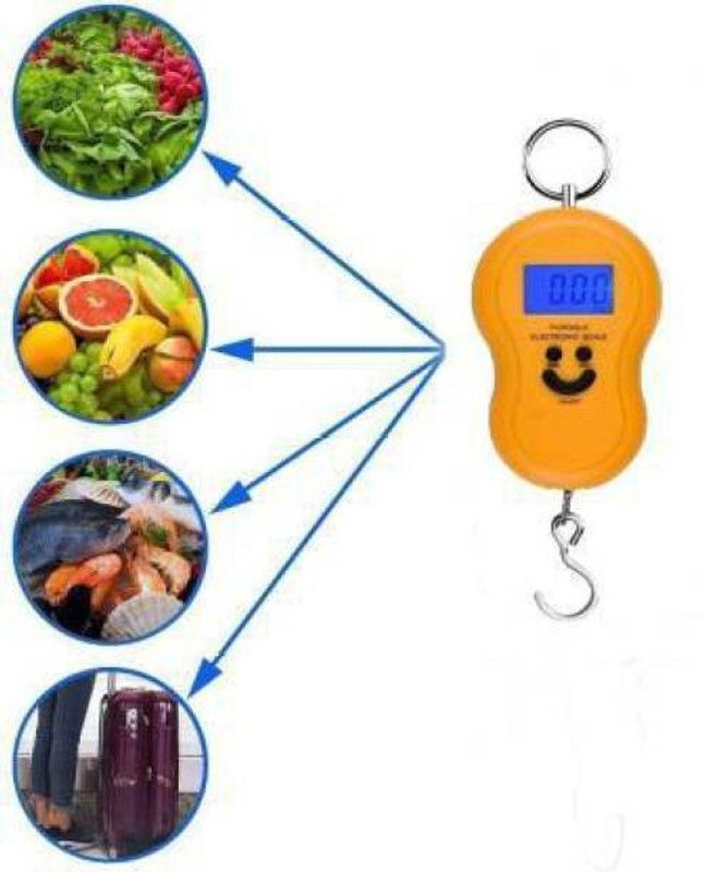 Kelo Luggage Weight Hanging Scale- portable luggage weighing machine /102/KKah Weighing Scale  (Multicolor)