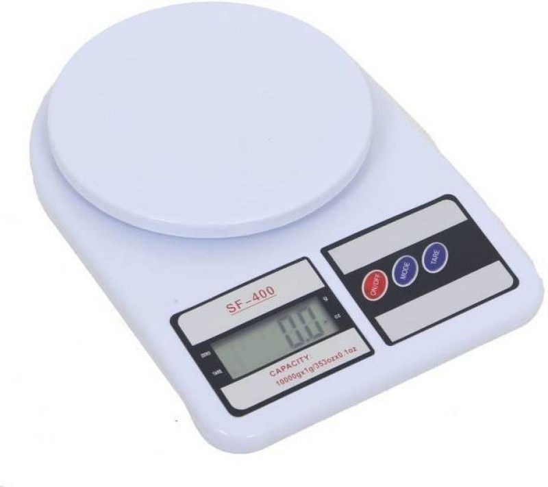GJSHOP SF400-194 Electronic Digital Kitchen Weighing Scale 10 Kgs Weighing Scale  (White)