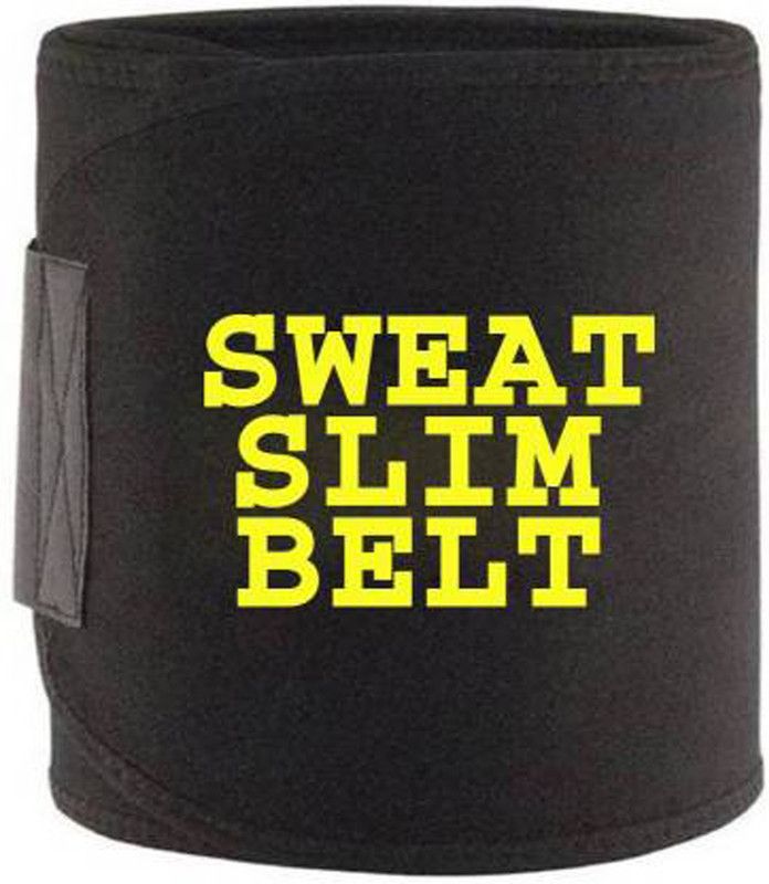 RBS New Quality Sweat slim belt (Free size) Belly fat burner, Stomach fat burner, Slimming Belt  (Black)