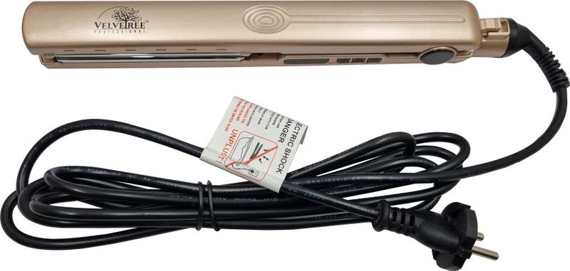 Velvetree Hair Straightener Mini Hair Straightener Hair Straightener  (GOLDEN)