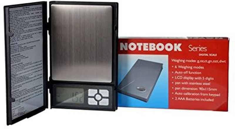 shreeji plus NOTE BOOK SERIES DIGITAL SCALE (600 GM * 0.01GM) Weighing Scale  (Black)