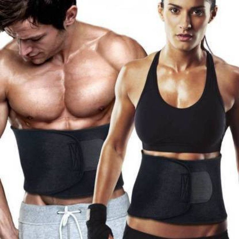 JintaFit swateSLIMbelt@@ravvihotBLACK Slimming Belt  (Black)