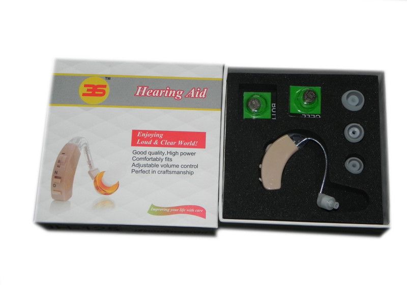 3S Analogue Hearing Aid 4 Channel 125 Latest Model Behind The Ear Hearing Aid  (Brown)