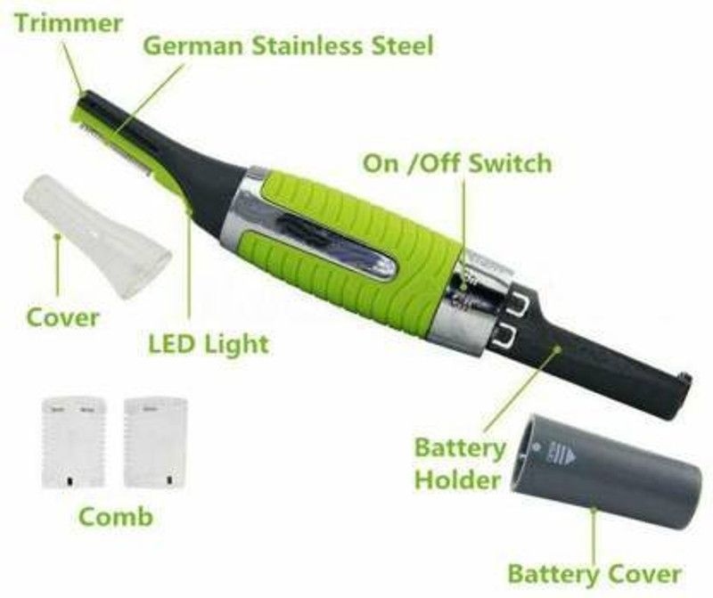 KRISHNAENTERPRISES micro touch 07 Trimmer 40 min Runtime 4 Length Settings  (Green, Multicolor)