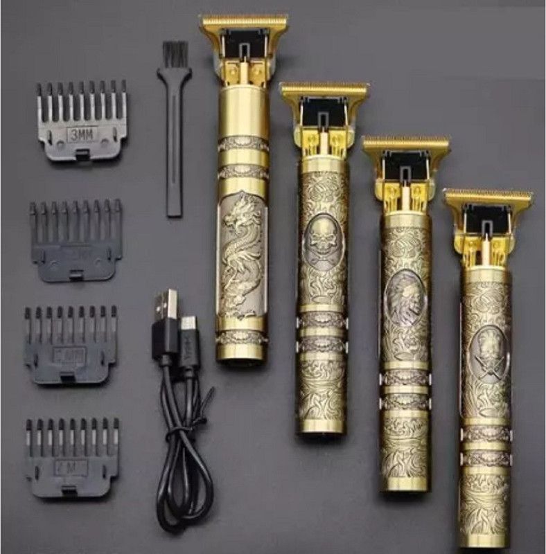 U Z A N Professional Maxtop t99 Golden Metal Body Trimmer Haircut Grooming Kit N42 Trimmer 120 min Runtime 4 Length Settings  (Gold)