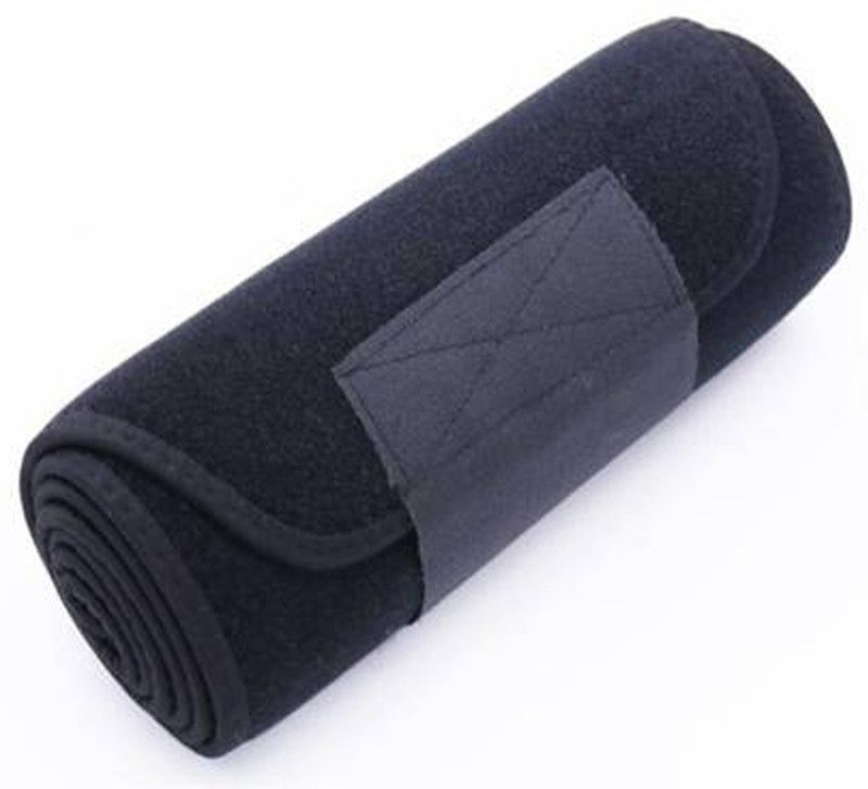 RBS FITNESS BELT (M SIZE) 360 Degree Effect Sweat Slim Belt, Premium Waist Trimmer Unisex Slimming Belt  (Black)
