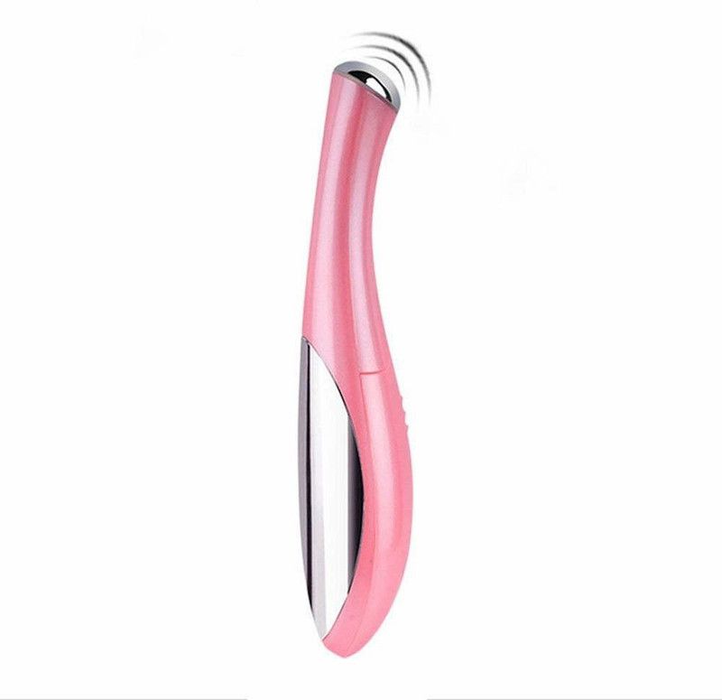 Okayji 02 Mini Eye Massager Roller Care Anti-aging Heated Wrinkle Pen, Eyes Ionic Facial for Puffiness, Dark Circles Massager  (Pink)