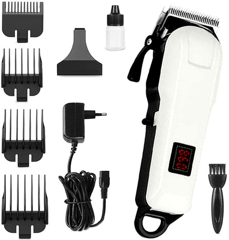 LKM New professional cordless hair trimmer waterproof clipper machine for man Trimmer 60 min Runtime 4 Length Settings  (Multicolor)