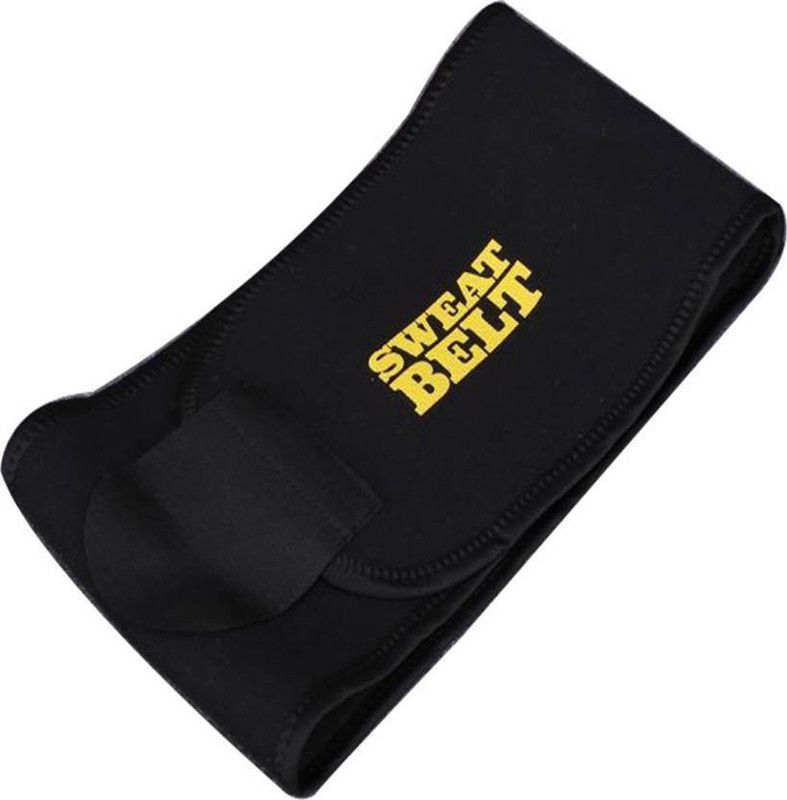 RBS New Soft "XL size" Sweat Slimming Belt For fat cutter Unisex Belt Slimming Belt  (Black)
