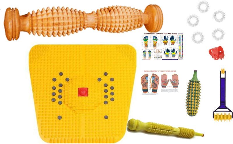 ACM 2000 115 2009K Acupressure tool kit combo with power mat full body massager Massager  (Multicolor)