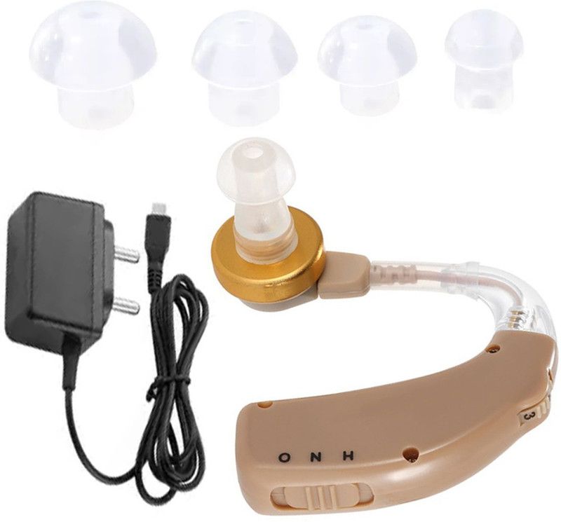 axo-n professional BTE hearing aid machine Superior Quality sound enhancement machine aid machice for child and old age behind the ear Hearing Aid  (Beige)
