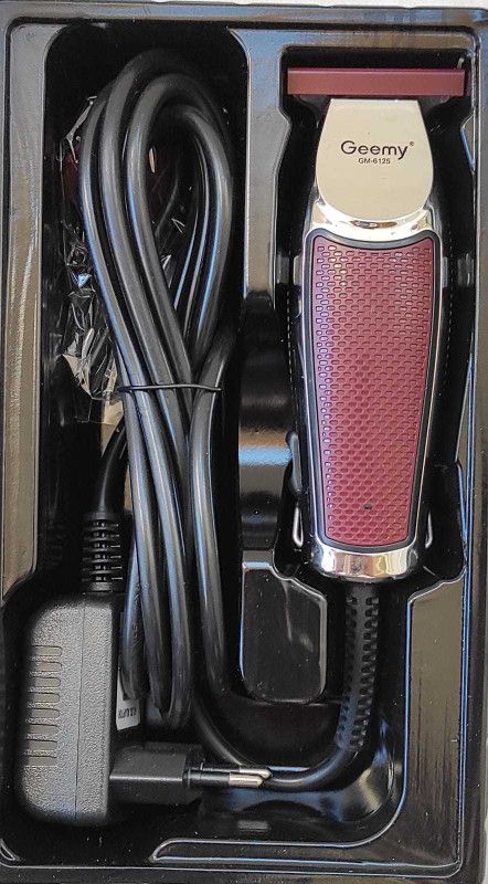 Geemy GM - 6125 ELECTRIC TRIMMER Trimmer 120 min Runtime 4 Length Settings  (Black)