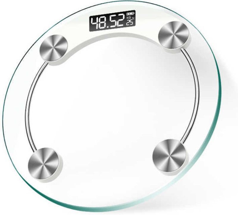ACU-CHECK LCD Digital bathroom weight machine personal intelligent bathroom scale 180kg Weighing Scale  (transparent)