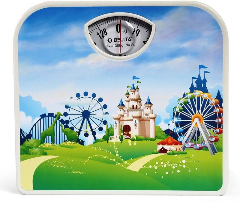 Belita Personal Mechanical Weighing Scale 1106 F 120 Kgs (Multicolour) Weighing Scale  (Multicolor)