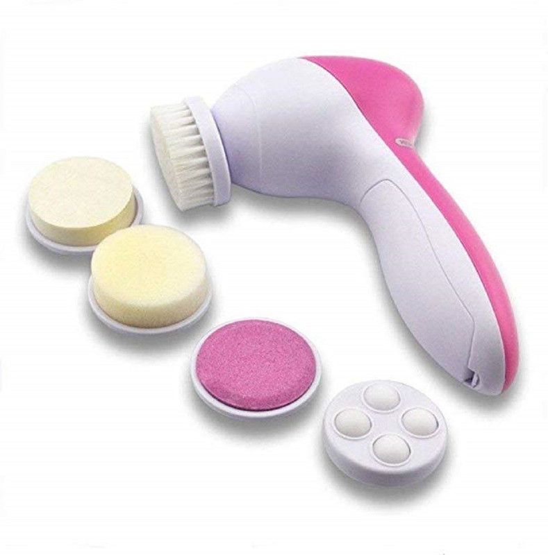 DEVEN ENTERPRISE 5 in 1 Portable Facial Cleaner Relief Face Massager 5 in 1 Portable Facial Cleaner Relief Face Massager Massager  (Multicolor)