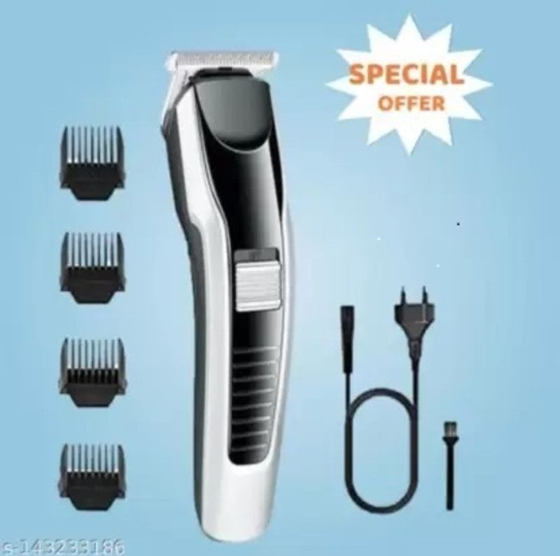 kk impex trimmer 60 min Runtime 4 Length Settings (Blue) Runtime: 45 min Trimmer for Men & Women  (Black, Grey)
