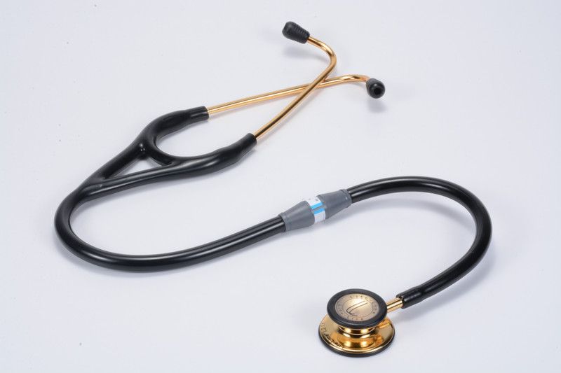 Life-Line L2 Gold Pl BL Acoustic Stethoscope  (Black)