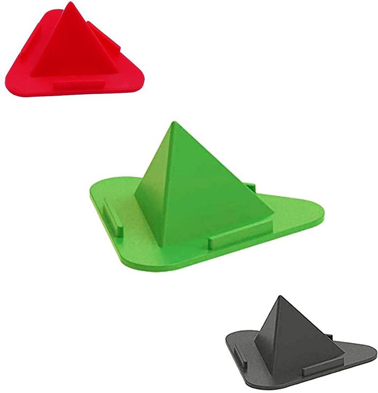 Acs MB112 ACSParadise Universal Portable 3-Sided Triangle Desktop Stand Mobile Pyramid Massager  (MULTI COLORY)