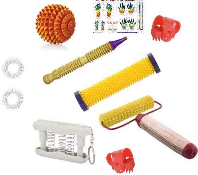 ACM 2000 DK33 Acupressure Massager Tools Combo Kit Massager  (Multicolor)