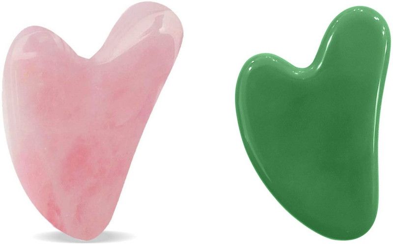 jaderoller Roller8 Facial Massager Massager  (green,pink)