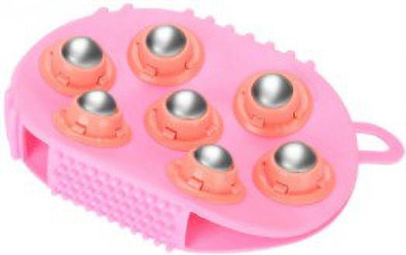 Gabbar DRMB_01 360 Degree Body Cellulite Massager Glove Cell Roller Ball Muscle Pain Relief Relax Massage Neck Leg Back Massage Wheel CorporaPink Massager  (Pink)