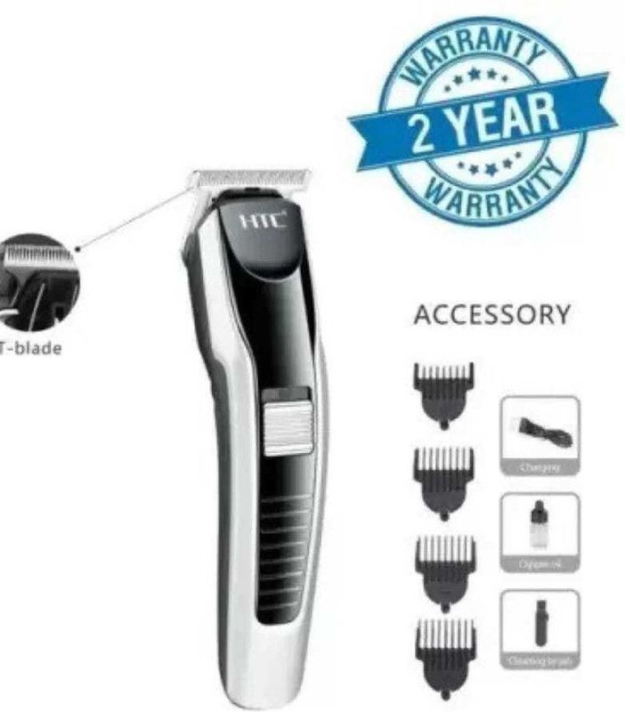 ZATCO 538-htc Shaver Titanium Blade Trimmer 60 min Runtime 4 Length Settings Trimmer 60 min Runtime 4 Length Settings  (Silver, Black)