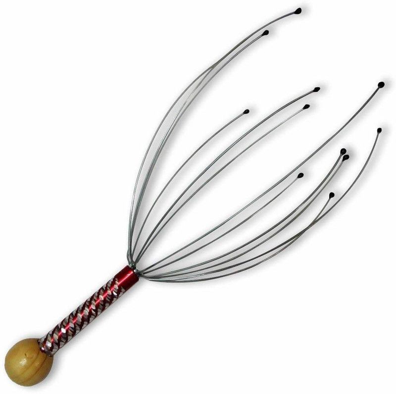 venistore HEAD SCALP MASSAGER Hand Held Scalp Head Massager for Stress Relief Bokoma Hand Held Scalp Head Massager Pain Relief Massager Massager  (Black)