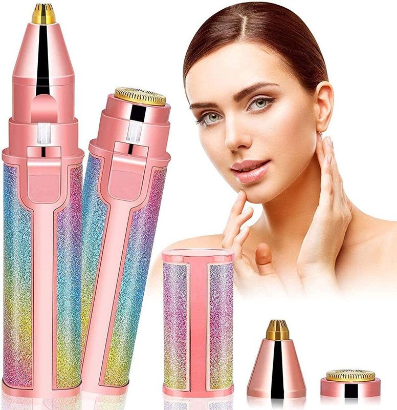 SarjuZone Women's Face Hair Remover Machine for Upper Lip, Chin, Eyebrow Trimmer 70 min Runtime 4 Length Settings  (Multicolor)