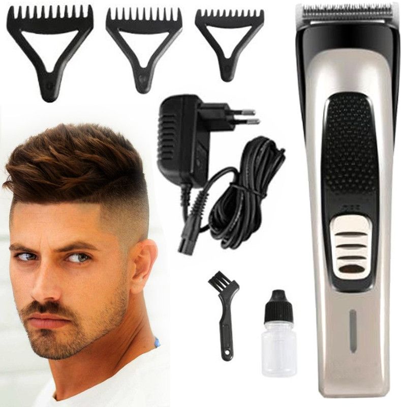 KHGBF Kemei Men Rechargeable Hair Clipper Cordless Shaver Razor Hair Cutting Salon Use Trimmer 45 min Runtime 3 Length Settings  (Multicolor)