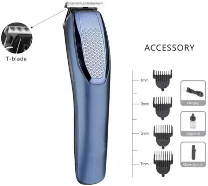 QUALX AT-1210 Rechargeable Runtime: 45 min Trimmer for Men  (Multicolor)