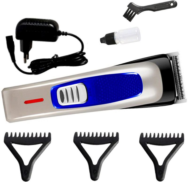 KMI Waterproof Rechargeable Hair Trimmer Wireless Electric Shaver Beard Grooming Kit 60 min Runtime 4 Length Settings  (Multicolor)