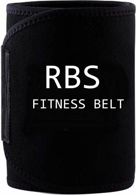 RBS FITNESS BELT (XL SIZE) Sweat slim belt, Belly fat burner, Stomach fat burner, Slimming Belt  (Black)