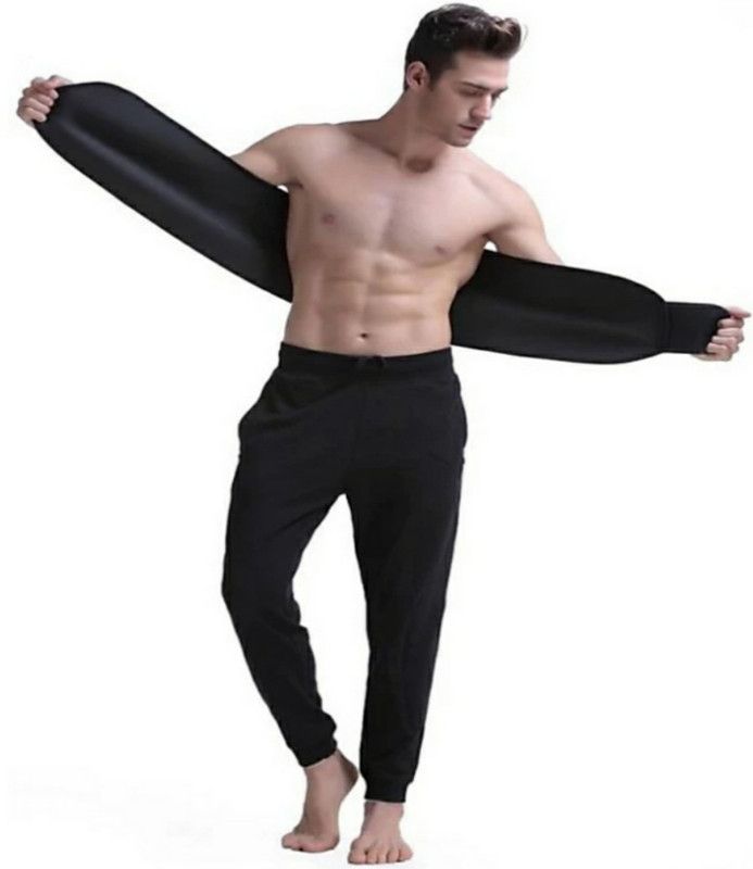 SMART SELLER New modal high Quality sweat slim belt for fat reducer 50 Slimming Belt  (Black)