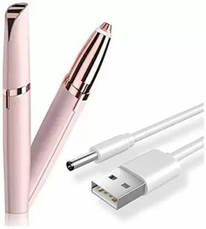 UKRAINEZ Electric Facial Hair Remover, Hair remover pen for women, men at home and any places strips. Lipstick Shape Body Facial Neck Leg Hair Remover Tool, Shopsy Charging Flawless RA- 5 Runtime: 90 min Trimmer for Women  (Pink)