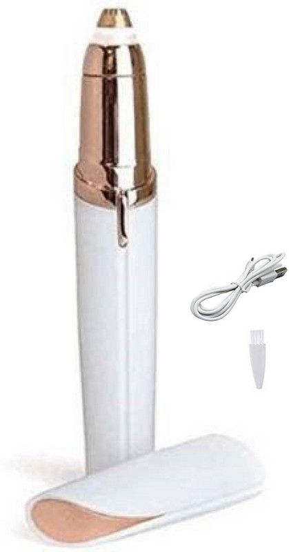 UKRAINEZ Eyebrow Hair Remover,Face,Lips,Nose Hair Removal Saver,Facial Hair Remover with Light for Women's Shaver For Women __Charging Flawless P-31 Trimmer 90 min Runtime 0 Length Settings  (Multicolor)