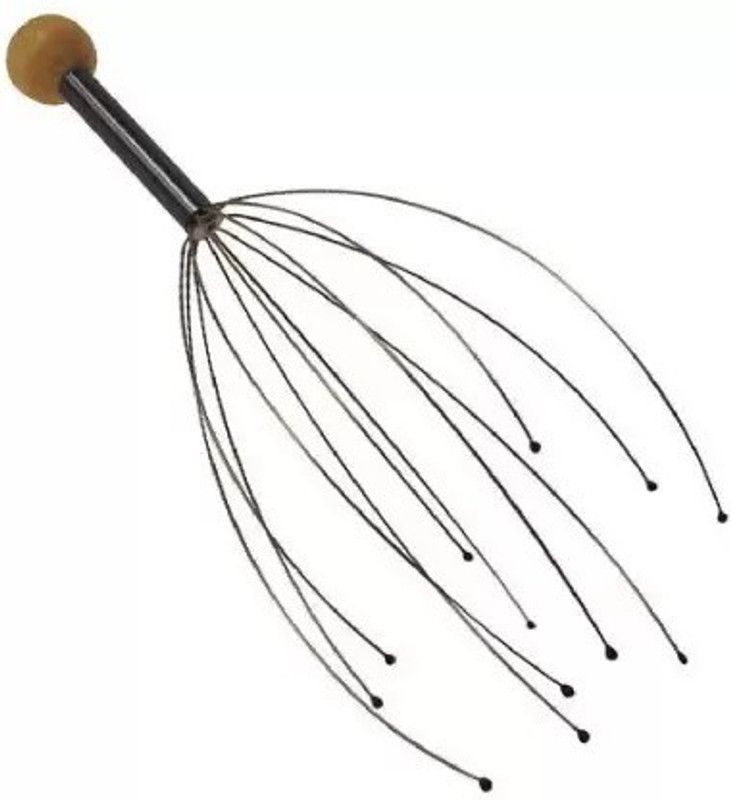 DeepMart Deep Handle Cap Head Massager Head Neck Scalp Massager - 1 PC Massager (Steel) Deep Head Scalp Massager Massager  (Multicolor)
