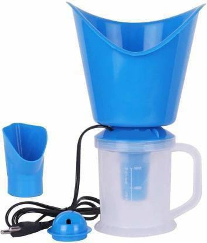 Pyzel 3 in 1 Steam Vaporizer, Nose Steamer, Cough Steamer, Nozzle Inhaler & Nose Vaporizer Bottle Warmer Vaporizer  (Blue)