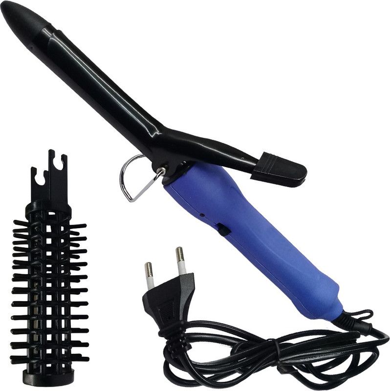 NVA Silk Smooth Professional Ceramic Curl Curling Make Travel Hair Curler Curling Iron Rod Curling Wand Roller Waver Maker Styling Tool for Women Lady 16B Hair Curler  (Multicolor)
