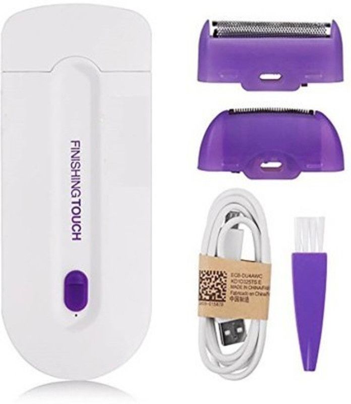 SR Online YES Trimmer Hair Removar Rechargeable Trimmer For Women Runtime: 120 min Body Groomer for Men & Women  (White)