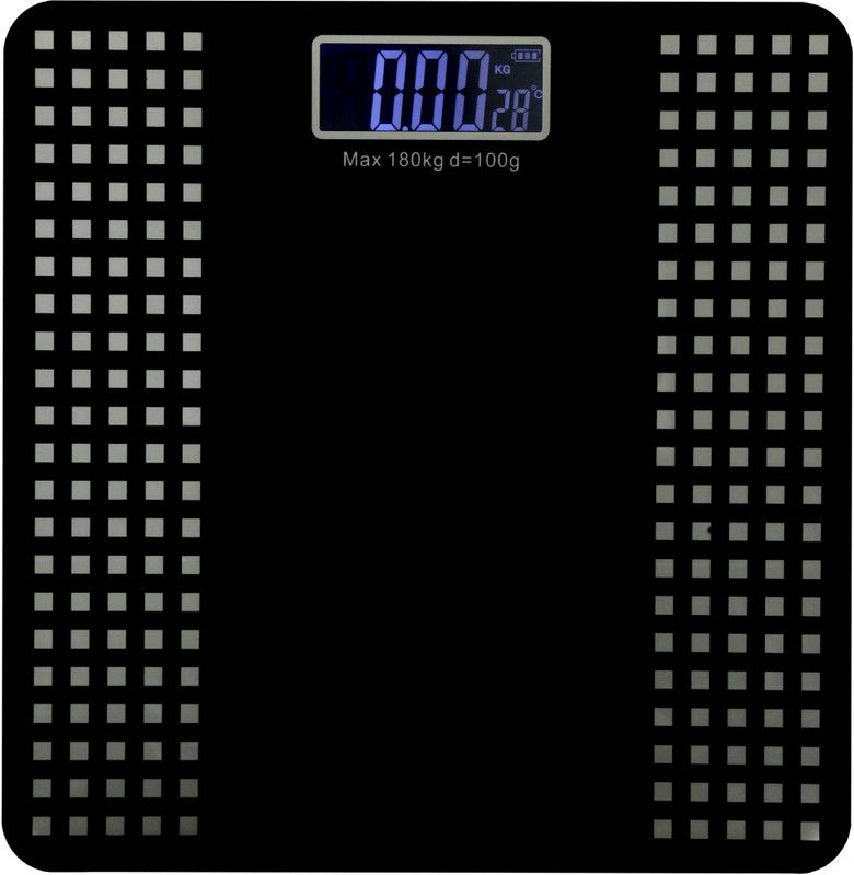 Glancing Digital Weighing Scale- Digital Personal Body Weight Machine 180Kg Capacity Glass P/70/UG Personal Weighing Scale  (Black)