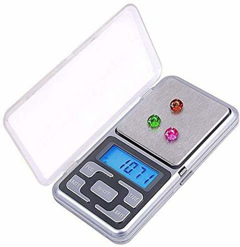 Unovic Precision 0.01 - 200g High Accuracy Digital Jeweler Jewellery Weight Weighing Pocket Scale, Digital Balance Pocket Weighing Scale, Jewellery Scale, Jewelry Scale For Gold Balancing etc.. Weighing Scale (Silver) Weighing Scale  (Silver)