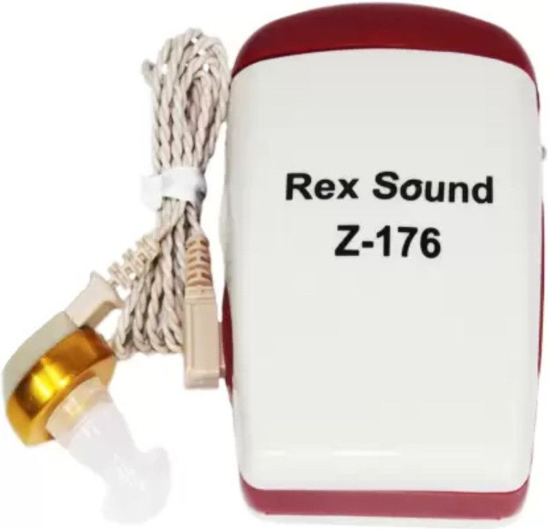 Cityhealth Rex Sound Model 176 Easy To Use Hearing Aid With Noise Control Feature- Pocket Model Hearing Aid  (White)