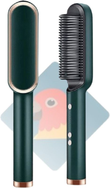 FINCH Hair Straightener Comb for Women & Men Hair Style RP-031 Hair Straightener Brush  (Multicolor)