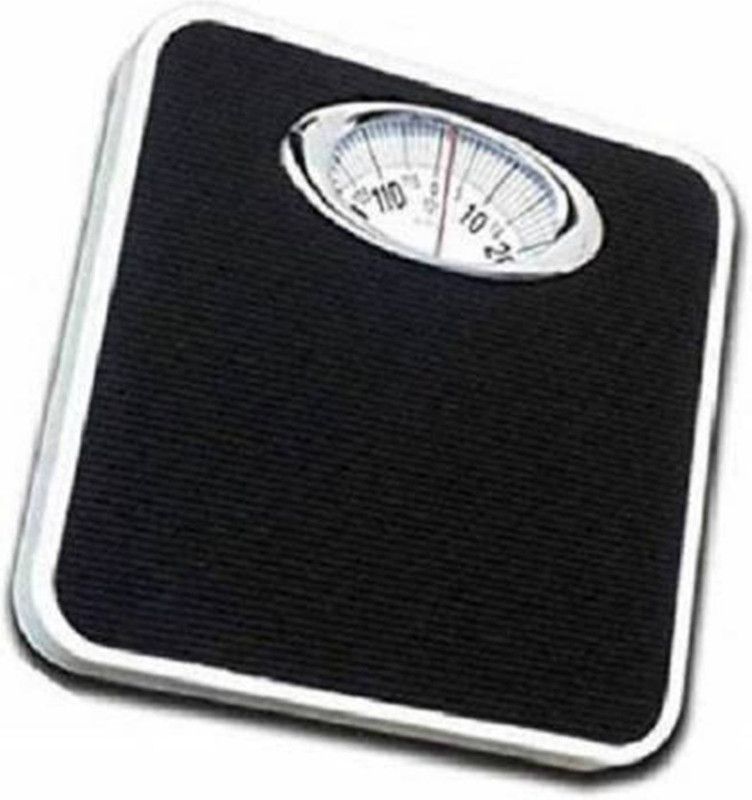 Navsatmbh 9815 Analog Weight Machine Human Capacity 120Kg Manual Mechanical Full Metal Body Analog Weighing Scale  (Black)